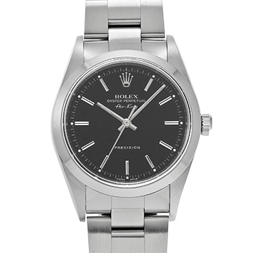 ロレックス エアキング 14000 ブラック メンズ 時計 【中古】【wristwatch】