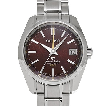 グランドセイコー メカニカルハイビート36000 GMT SBGJ021 レッド メンズ 時計 【中古】【wristwatch】