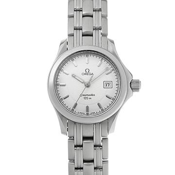 オメガ シーマスター 120 クォーツ 2571.21 ホワイト レディース 時計 【中古】【wristwatch】