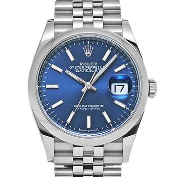 ロレックス デイトジャスト 36 126200 ブライトブルー メンズ 時計 【新品】【wristwatch】