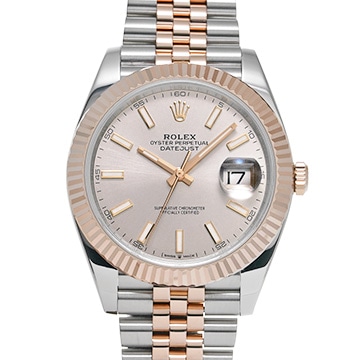 ロレックス デイトジャスト 41 126331 サンダスト メンズ 時計 【中古】【wristwatch】