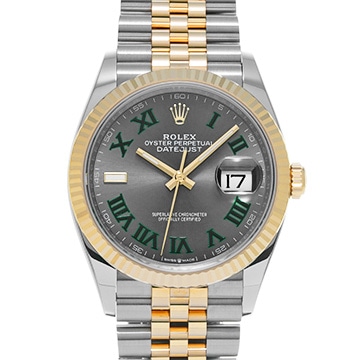 ロレックス デイトジャスト 36 126233 スレート メンズ 時計 【中古】【wristwatch】