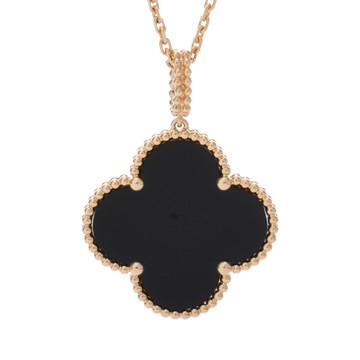 ヴァン クリーフ&アーペル マジックアルハンブラ ネックレス ゴールド VCARO49M00 K18イエローゴールド YG レディース ジュエリー 【中古】【jewelry】