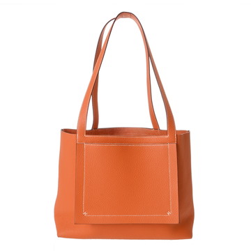 エルメス カバセリエ 31  オレンジポピー トリヨンクレマンス レディース バッグ 【中古】【bag】