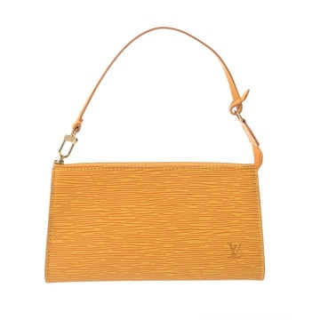 ルイ ヴィトン エピ ポシェット アクセソワール タッシリイエロー M52959 エピレザー レディース 【中古】【bag】