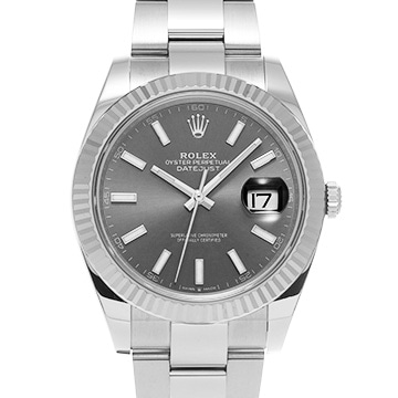 ロレックス デイトジャスト 41 126334 スレート メンズ 時計 【中古】【wristwatch】