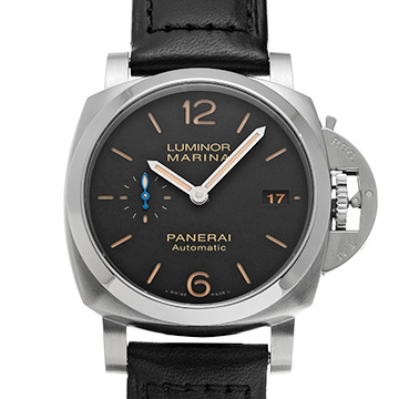 パネライ ルミノールマリーナ 1950 3デイズ オートマティック アッチャイオ PAM01392 ブラック メンズ 時計 【中古】【wristwatch】