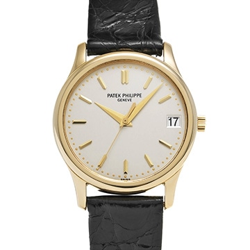 パテック フィリップ カラトラバ 3998J-001 シルバー メンズ 時計 【中古】【wristwatch】