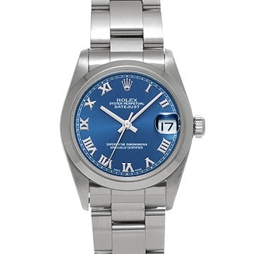ロレックス デイトジャスト 78240 ブルー ユニセックス 時計 【中古】【wristwatch】