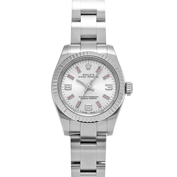 ロレックス オイスターパーペチュアル 26 176234 シルバー レディース 時計 【中古】【wristwatch】