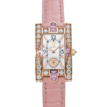 ハリー ウィンストン アヴェニュー クラシック オーロラ AVEQHM21RR125 ホワイトシェル/ダイヤモンド レディース 時計 【中古】【wristwatch】