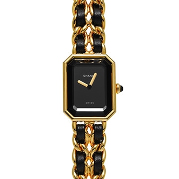 シャネル プルミエール S H0001 ブラック レディース 時計 【中古】【wristwatch】