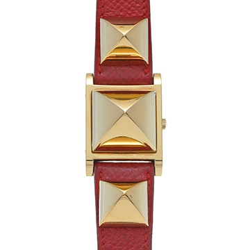 エルメス メドール ME1.201 ホワイト レディース 時計 【中古】【wristwatch】