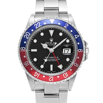 ロレックス GMTマスターII 16710 ブラック メンズ 時計 【中古】【wristwatch】