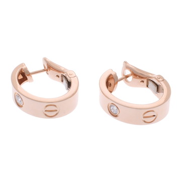 カルティエ ラブピアス 2PD ゴールド B8301218 K18ピンクゴールド PG レディース ジュエリー 【中古】【jewelry】