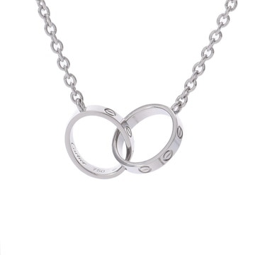 カルティエ ベビーラブネックレス  シルバー B7212500 K18ホワイトゴールド WG レディース ジュエリー 【中古】【jewelry】