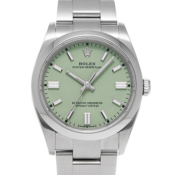 ロレックス オイスターパーペチュアル 36 126000 ピスタチオ メンズ 時計 【中古】【wristwatch】