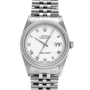 ロレックス デイトジャスト 16220 ホワイト メンズ 時計 【中古】【wristwatch】
