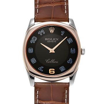 ロレックス チェリーニ ダナオス 4233/9 ブラック/グレー メンズ 時計 【中古】【wristwatch】