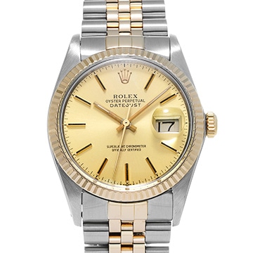 ロレックス デイトジャスト 16013 シャンパン メンズ 時計 【中古】【wristwatch】