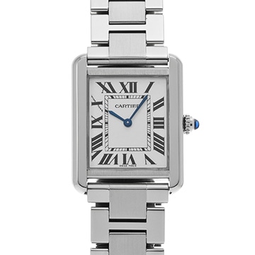 カルティエ タンク ソロ SM W5200013 シルバー レディース 時計 【中古】【wristwatch】