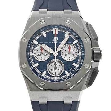 オーデマ ピゲ ロイヤルオーク オフショア クロノグラフ 26420TI.OO.A027CA.01 ブルー/ロジウム メンズ 時計 【中古】【wristwatch】