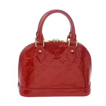 ルイ ヴィトン モノグラムヴェルニ アルマBB 2WAY ポムダムール M91606 ヴェルニ レディース バッグ 【中古】【bag】