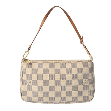 ルイ ヴィトン ダミエアズール ポシェットアクセソワール ホワイト N41207 ダミエアズールキャンバス レディース 【中古】【bag】