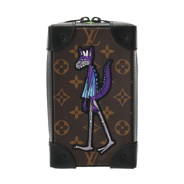 ルイ ヴィトン モノグラムマカサー ソフトトランク フォーンボックス LVフレンド ブラウン M80144 モノグラムキャンバス ユニセックス バッグ 【中古】【bag】