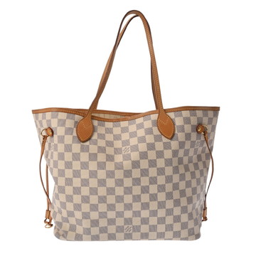 ルイ ヴィトン ダミエアズール ネヴァーフル MM ホワイト N51107 ダミエアズールキャンバス レディース バッグ 【中古】【bag】