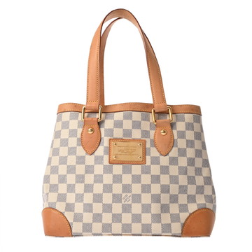 ルイ ヴィトン ダミエアズール ハムステッド PM ベージュ N51207 ダミエキャンバス レディース バッグ 【中古】【bag】