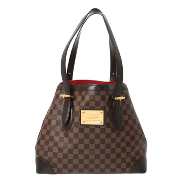 ルイ ヴィトン ダミエ ハムステッド MM エベヌ N51204 ダミエキャンバス レディース バッグ 【中古】【bag】