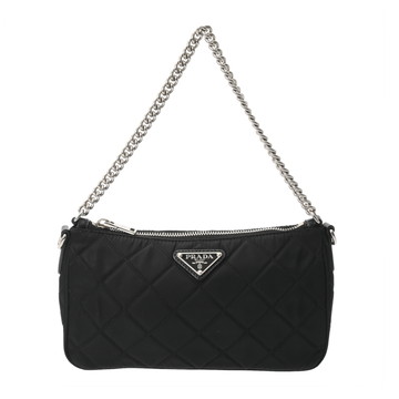 プラダ 2WAY ハンドバッグ ブラック ナイロン ユニセックス バッグ 【中古】【bag】