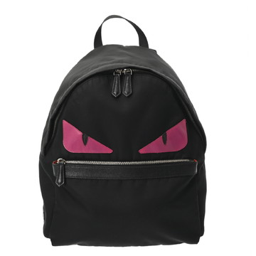 フェンディ バックパック ブラック 7VZ012-37J ナイロン ユニセックス バッグ 【中古】【bag】