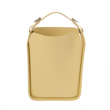 バレンシアガ TOOL2.0 ノースサウス イエロー 669754 レザー レディース バッグ 【中古】【bag】