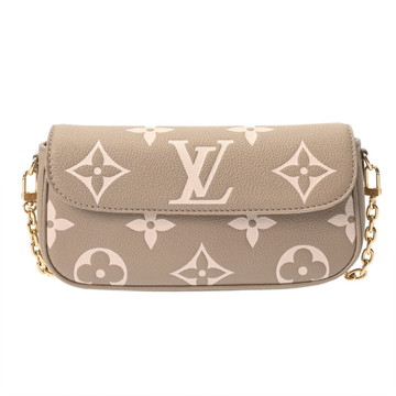 ルイ ヴィトン バイカラーモノグラムアンプラント ウォレット オン チェーン・アイビー トゥルトレール/クレーム M82211 レザー レディース バッグ 【中古】【bag】