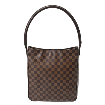 ルイ ヴィトン ダミエ ルーピング GM SPオーダー ブラウン N51144 ダミエキャンバス レディース バッグ 【中古】【bag】