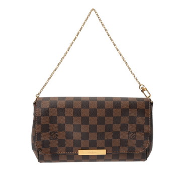 ルイ ヴィトン ダミエ フェイボリット MM 2WAY エベヌ N41129 ダミエキャンバス レディース バッグ 【中古】【bag】