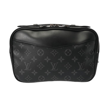 ルイ ヴィトン モノグラムエクリプス バムバッグ ブラック M42906 モノグラムキャンバス メンズ バッグ 【中古】【bag】