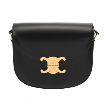 セリーヌ ブザス グレア ブラック 110413BF4.38NO シャイニーカーフ レディース バッグ 【中古】【bag】