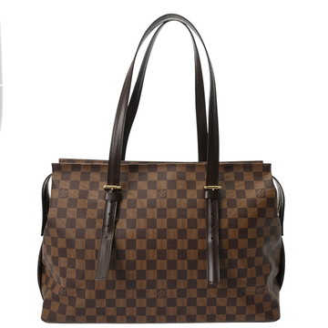 ルイ ヴィトン ダミエ チェルシー エベヌ N51119 ダミエキャンバス レディース バッグ 【中古】【bag】