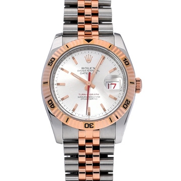 ロレックス デイトジャスト ターノグラフ 116261 シルバー メンズ 時計 【中古】【wristwatch】