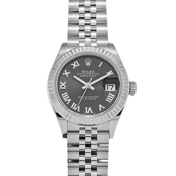 ロレックス レディ デイトジャスト 28 279174 グレー レディース 時計 【新品】【wristwatch】