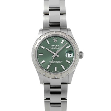 ロレックス デイトジャスト 31 278344RBR ミントグリーン ユニセックス 時計 【新品】【wristwatch】