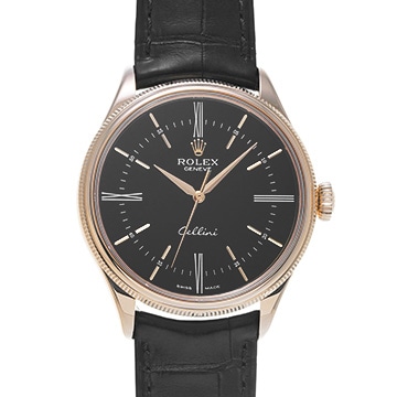 ロレックス チェリーニ タイム 50505 ブラック メンズ 時計 【中古】【wristwatch】