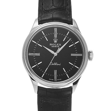 ロレックス チェリーニ タイム 50509 ブラック メンズ 時計 【中古】【wristwatch】