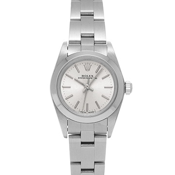 ロレックス オイスターパーペチュアル 76080 シルバー レディース 時計 【中古】【wristwatch】