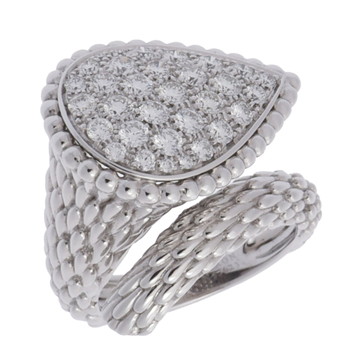 ブシュロン セルパンポエム リング ラージ #54 シルバー JRG01894 K18ホワイトゴールド WG レディース ジュエリー 【中古】【jewelry】