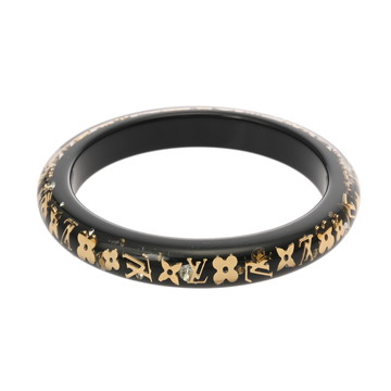 ルイ ヴィトン ブラスレ アンクルージョン ブラック M65662 アクリル レディース ジュエリー 【中古】【jewelry】