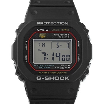 カシオ 初代G-SHOCK　復刻モデル DW-5000R-1AJF ブラック メンズ 時計 【中古】【wristwatch】